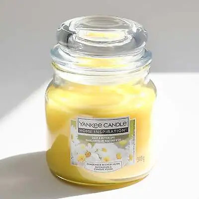 Yankee Candle Daisy & Buttercups Scented Medium Jar 340g • £11.89