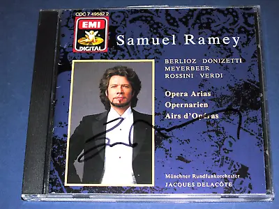 Samuel Ramey Operatic Arias CD SIGNED Autographed RARE Rossini Verdi Opera • $49.99