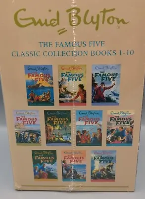 The Famous Five Classic Collection Book 1-10 Boxset By Enid Blyton  • £23.43