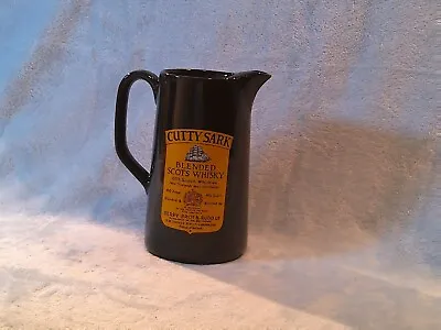 Cutty Sark Blended Scots Black Whisky Water Pitcher Advertising Vintage Barware • $9.99