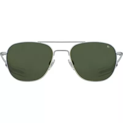 52mm Matte Chrome Frames American Optical AO Pilot Sunglasses • $139.99