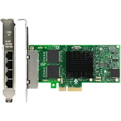 NEW Intel I350-T4 PCI-Express PCI-E Four RJ45 Gigabit Ports Server Adapter NIC • $49.88