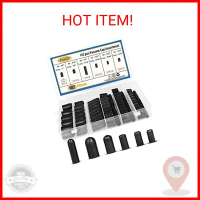 $12.81 • Buy Rubber Vacuum Caps Plug Kit, 102 PCS Assorted Vacuum Plugs Hose End Caps Assortm