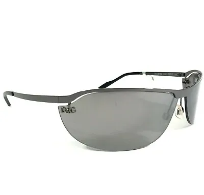$326.83 • Buy Dolce & Gabbana Sunglasses D&G 2126 C52 Gray Wrap Frames With Gray Lenses
