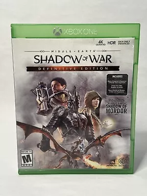 Middle Earth: Shadow Of War - Definitive Edition Xbox One - Microsoft • $7.45