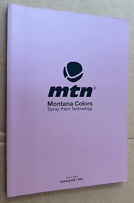 Montana Colors Spray Paint MTN Catalog Book Magazine Graffiti Ironlak Futura Msk • $60