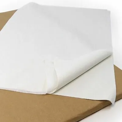 480x WHITE ACID FREE TISSUE PAPER 18x28  WRAPPING PACKING TISSUE PAPER • £14.95