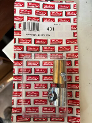 Mallory 401 Condenser 28 MFD 600V • $12