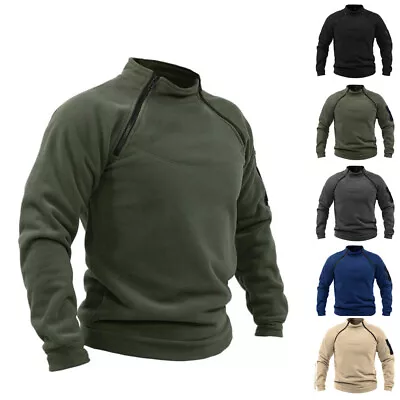 £12.55 • Buy Men Pullover Sweater Jacket Tactical Recon Coat  Army Police Combat Warm Coats