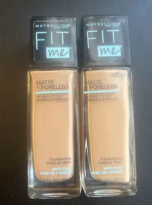 Maybelline Fit Me! Foundation 130 Matte + Poreless Buff Beige Normal To Oily 2 • $24.99