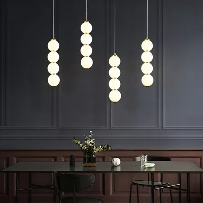 LED Pendant Light Room Lamp Glass Chandelier Lighting Living Room Ceiling Lights • $173.16