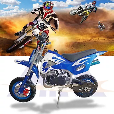 Dirt Bike Kids Pocket Motorcycle Mini Motor Monkey 2 Stroke Atv Toys 49cc 50cc • $378