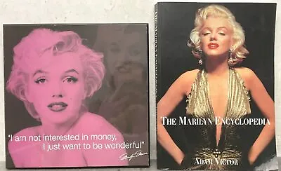 Marilyn Plaque Milton Greene Marilyn Encyclopedia Adam Victor • $20