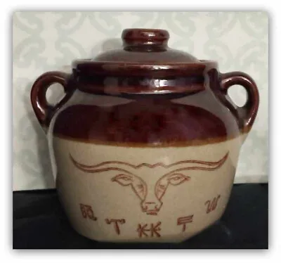 Vintage Western Monmouth Pottery Beanpot Crock • $40
