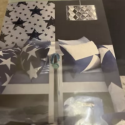 £22.99 • Buy NEXT Navy Stars 2 Pack Single Duvet Cover Bed Sets BNIP RRP £32 2 Pillowcases ❤️