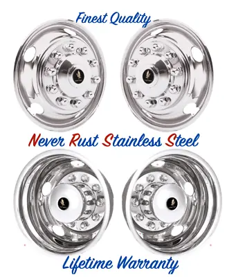 19.5  P30 Chevy Gmc Rv Motorhome Dual Wheel Simulator Hubcap Rim Liner Covers © • $268.78