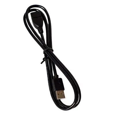 $1.95 • Buy USB Extension Cable Male To Female Data Cord For Laptop PC Camera Car 1m BLACK