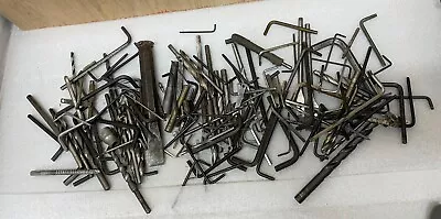 Lot Of Precision Machinist's Tools Vintage Bits Drills Allen Wrenches Chisel • $12