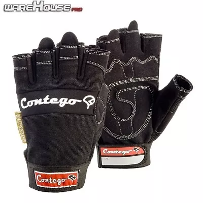 Contego Mechanics Gloves- Fingerless Work Gloves- S M LXL Or 2XL • $28.90