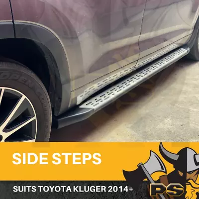 Side Steps Running Boards For Toyota Kluger 2014 2015 2016 2017 2018 2019 2020 • $359