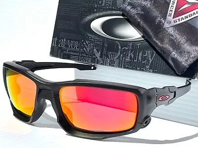 NEW* Oakley SHOCKTUBE Black Ducati Red W POLARIZED Galaxy Ruby Sunglass 9329 • $178.88