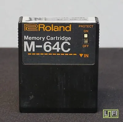 $169 • Buy Roland M-64C Memory Data Cartridge Juno 2 MKS TR-707 TR-909 JX-10 JX-8P & More