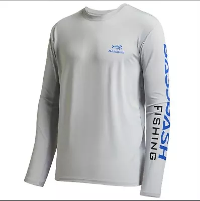 Fishing Shirt Bass High Performance Shirt Ventedcool 2XL Light Grey Bass Dash • $20