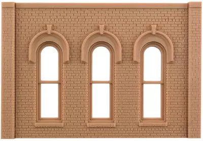 Design Preservation Models ~ O Scale ~ Arched Windows Modular Wall System ~90102 • $9.72