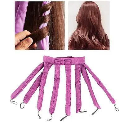 Heatless Hair Curler Hair Styling Tool Sleep Overnight Curls Women Girl • £7.84