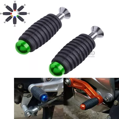 M6/6mm Motorcycle Rearset Toepeg Gear Shift Brake Lever Toe Peg Pedal Universal • $6.19