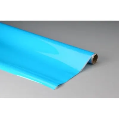 Neon Blue Monokote RC Airplane Polyester Covering BULK Roll 26 Wide TOPQ0706 • $5