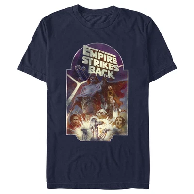 $13.99 • Buy Men's Star Wars: The Empire Strikes Back Distressed Cast Poster T-Shirt