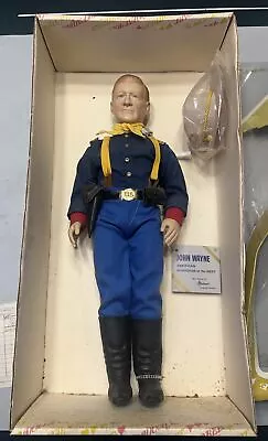 Effanbee John Wayne 17  Doll American Guardian Of The West Legend Series • $29.95