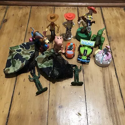 Toy Story 2 McDonalds Toys Lot Of 12 Woody Jessie Hamm Rex Bo Peep And More • $9