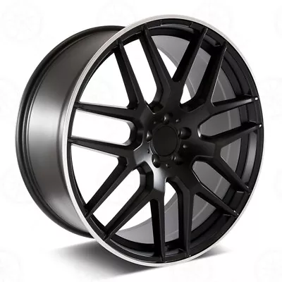 Set 4 22  Satin Black Wheels For Mercedes G500 G550 G600 G55 G63 22X10 5x130 • $1191