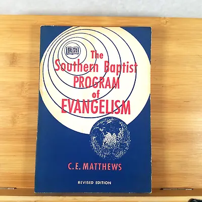 Southern Baptist Program Of Evangelism W/ Pullout Poster By C E Matthews - 1956 • $86.95