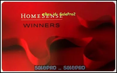 Homesense Winners Marshalls Usa Red Ribbon #600176 Rare Collectible Gift Card • $1.44