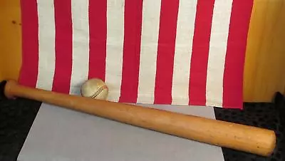 Vintage Antique Handmade Wood Baseball Bat 28  Folk Art Memorabilia Nice Display • $99