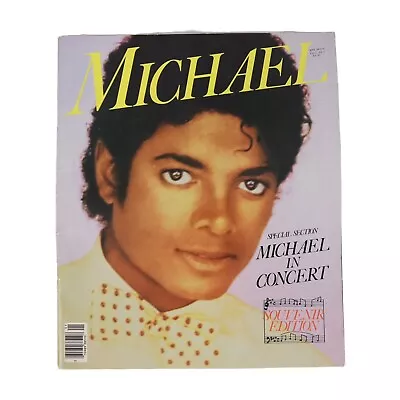 1984 Michael Jackson In Concert Souvenir Edition Picture Book Thriller • $14.95