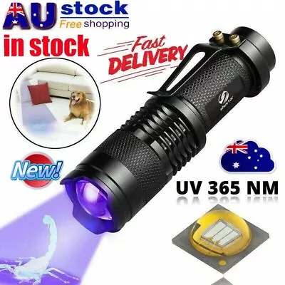 UV Ultra Violet Led Flashlight/Blacklight Light 365 Nm Inspection Lamp Torch RL • $10.23