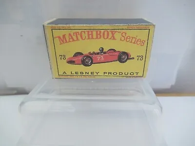 £1.50 • Buy Matchbox Lesney No 73 B  Ferrari Repro Box.