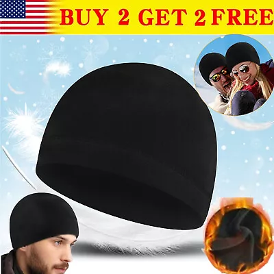 Military Tactical Skull Caps Winter Warm Fleece Windproof Ski Beanie Hats Men's • $7.54