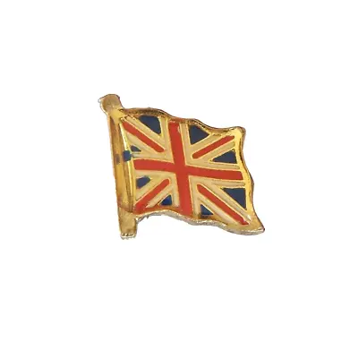 Vintage Union Jack British Flag Souvenir Metal Lapel Pin Hat Tie Badge Brooch • $12