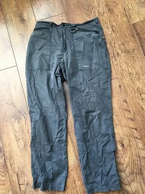 £7.99 • Buy Rohan Bags Trousers W36” Il 29.5” Grey For Hiking / Trekking