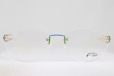 Vintage Flair Top Ten 27 Rimless Brille Eyeglasses Nos!  • $60