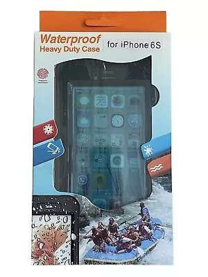 IPhone 6S Waterproof Heavy Duty Case - Black - Brand New - Free Shipping • $19