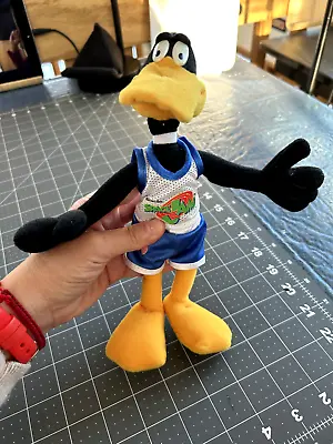 Vintage Mcdonalds Space Jam Daffy Duck Plush 1996 Warner Brothers Looney Tunes • $10