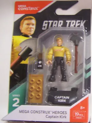 Mega Construx Heroes Star Trek Series 2 CAPTAIN KIRK Minifig • $9.99