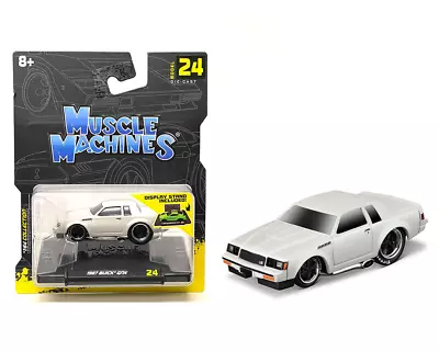 1/64 Muscle Machines 1987 Buick GNX Diecast Model Car White 15564 WH • $7.10