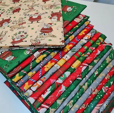 £3.99 • Buy *Clearance Christmas Halloween Polycotton Material XMAS Poly Cotton Fabric Metre